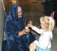 abbott 2006 kid halloween party - wizard with snake 